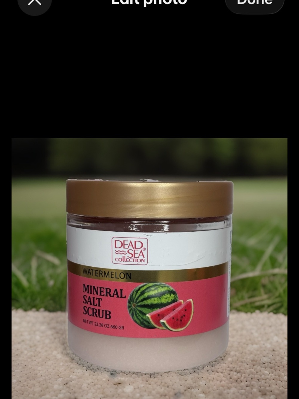 Watermelon Mineral Salt Scrub - Pink